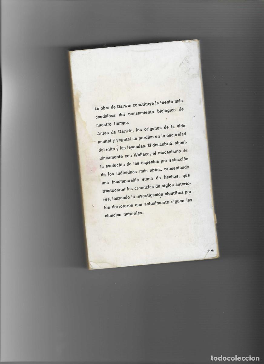Libros de segunda mano: CHARLES DARWIN: EL ORIGEN DEL HOMBRE - Foto 2