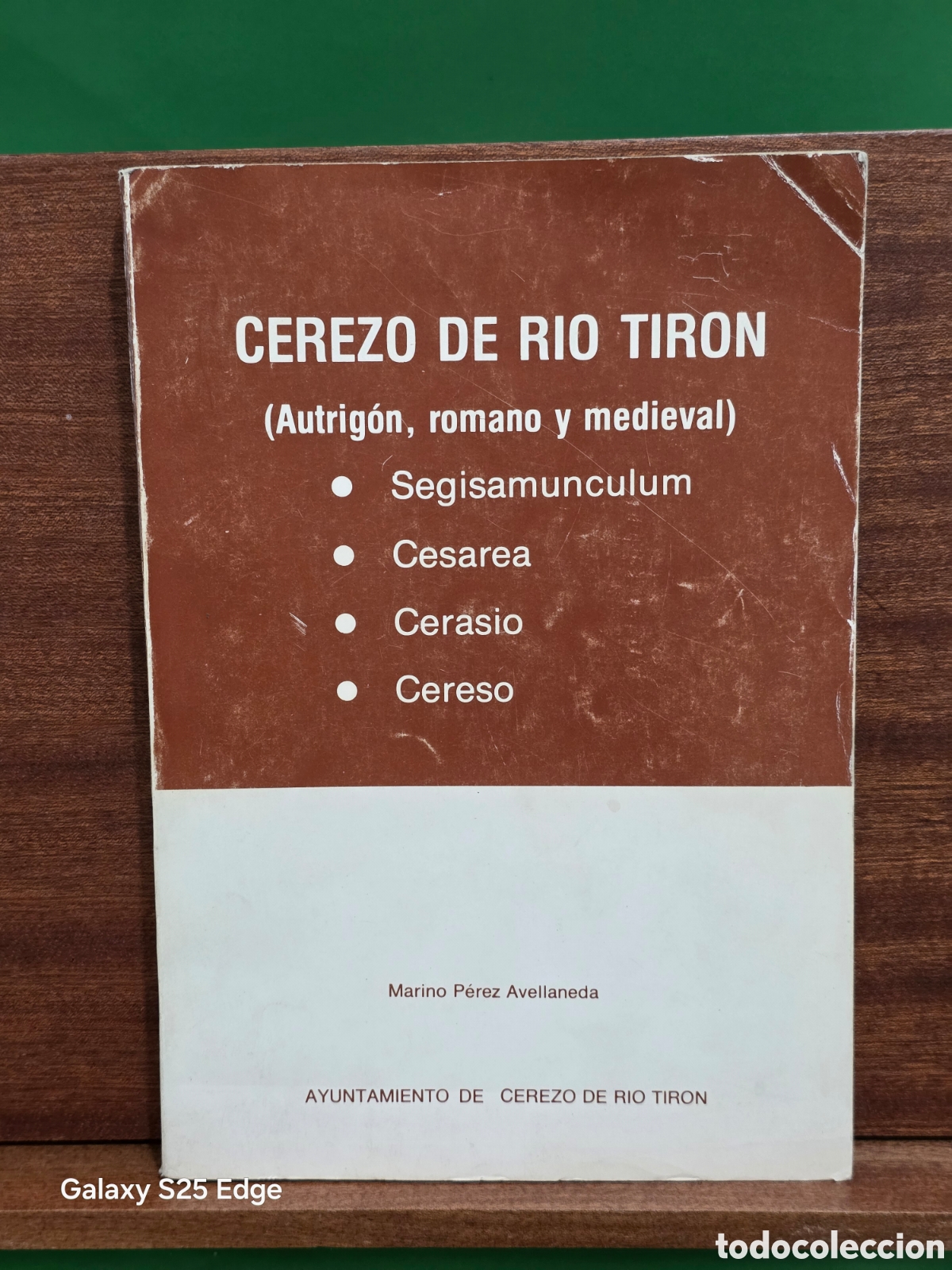 Libros de segunda mano: &rdquo;&rdquo;CEREZO DE RIO TIRON&rdquo;&rdquo;...( AUTRIG&Oacute;N, ROMANO Y MEDIEVAL)...MARINO PEREZ AVELLANEDA...1983...