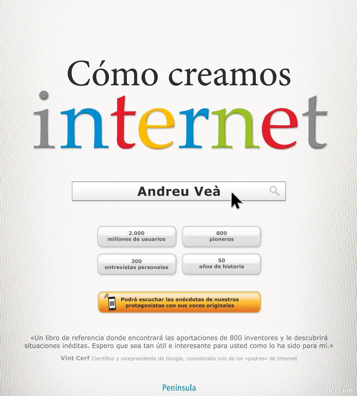 Libros de segunda mano: C&oacute;mo creamos internet (ATALAYA) - Foto 1