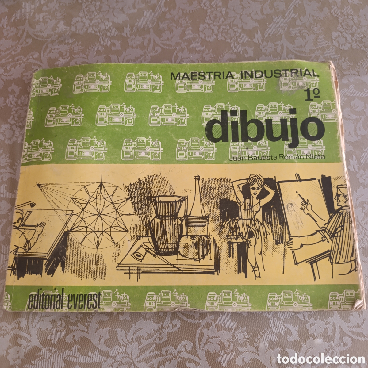 Livres d'occasion: Libro de dibujo antiguo &rdquo;Maestr&iacute;a Industrial 1&ordm; - Dibujo&rdquo;, Juan Bautista Rom&aacute;n Nieto,1970