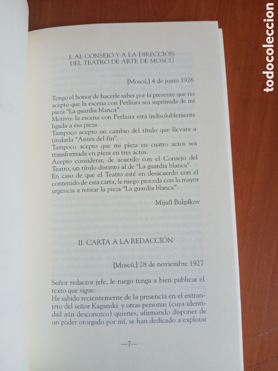 Libros de segunda mano: Correspondencia ( 1926 - 1940 ). Mija&iacute;l Bulg&aacute;kov. - Foto 4