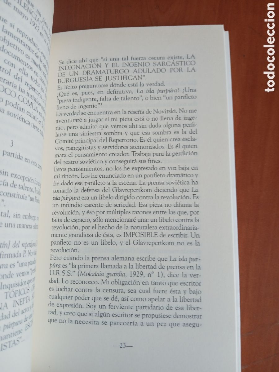 Libros de segunda mano: Correspondencia ( 1926 - 1940 ). Mija&iacute;l Bulg&aacute;kov. - Foto 6