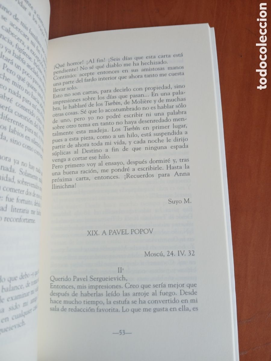 Libros de segunda mano: Correspondencia ( 1926 - 1940 ). Mija&iacute;l Bulg&aacute;kov. - Foto 9