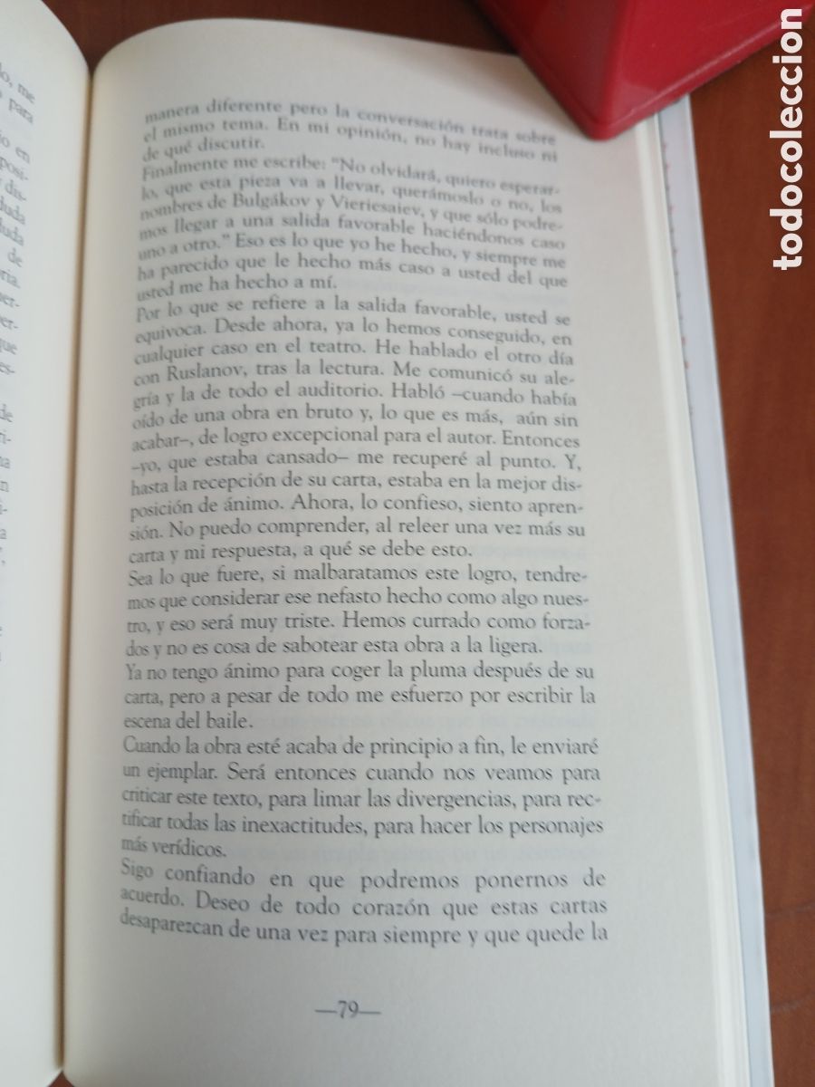 Libros de segunda mano: Correspondencia ( 1926 - 1940 ). Mija&iacute;l Bulg&aacute;kov. - Foto 11