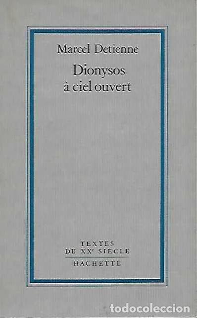 Libros de segunda mano: Dionysos &agrave; ciel ouvert - Marcel Detienne - Foto 1