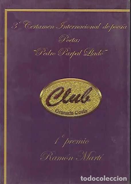 Second hand books: 3&ordm; Certamen Internacional de poes&iacute;a poeta: Pedro Parpal Llad&oacute;: 1&ordm; premio Ram&oacute;n Mart&iacute; - Ram&oacute;n Mart&iacute;
