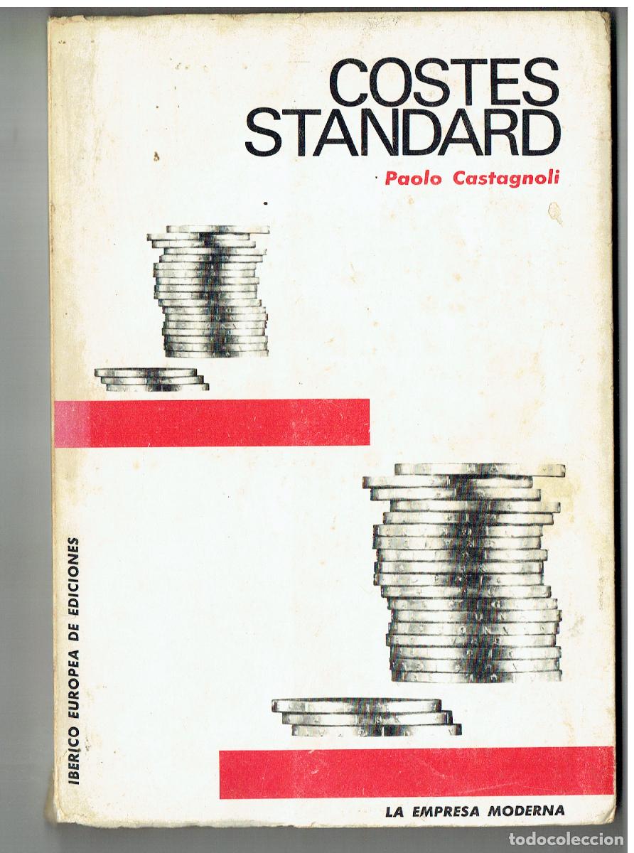 Libros de segunda mano: COSTES STANDARD. PAOLO CASTOGNOLI. IBERICO EUROPEA DE EDCCIONES, 1967. (ST/PR3)