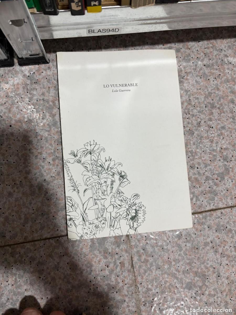 Libros de segunda mano: BLAS94D Lola Guerra &ndash; Lo vulnerable &ndash;