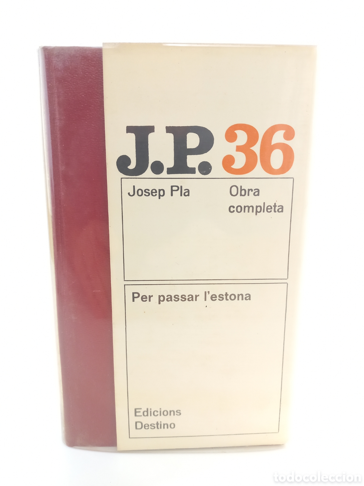 Libros de segunda mano: Francesc Camb&oacute;. Josep Pla. Destino, obra completa, primera edici&oacute;n, 1973. Catal&aacute;n.