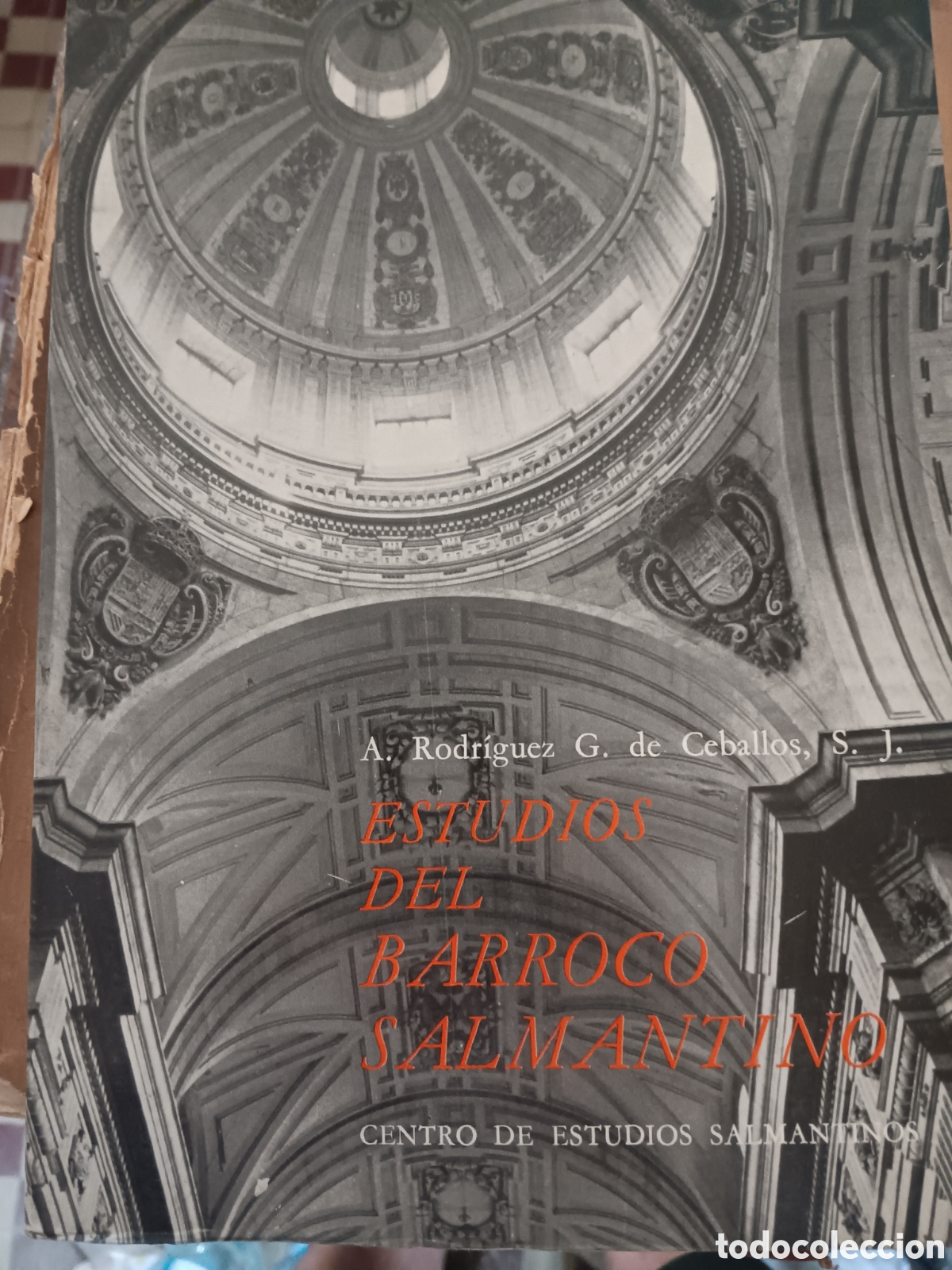 Libros de segunda mano: ESTUDIOS DEL BARROCO SALMANTINO A. RODR&Iacute;GUEZ G. DE CEBALLOS, S.J.