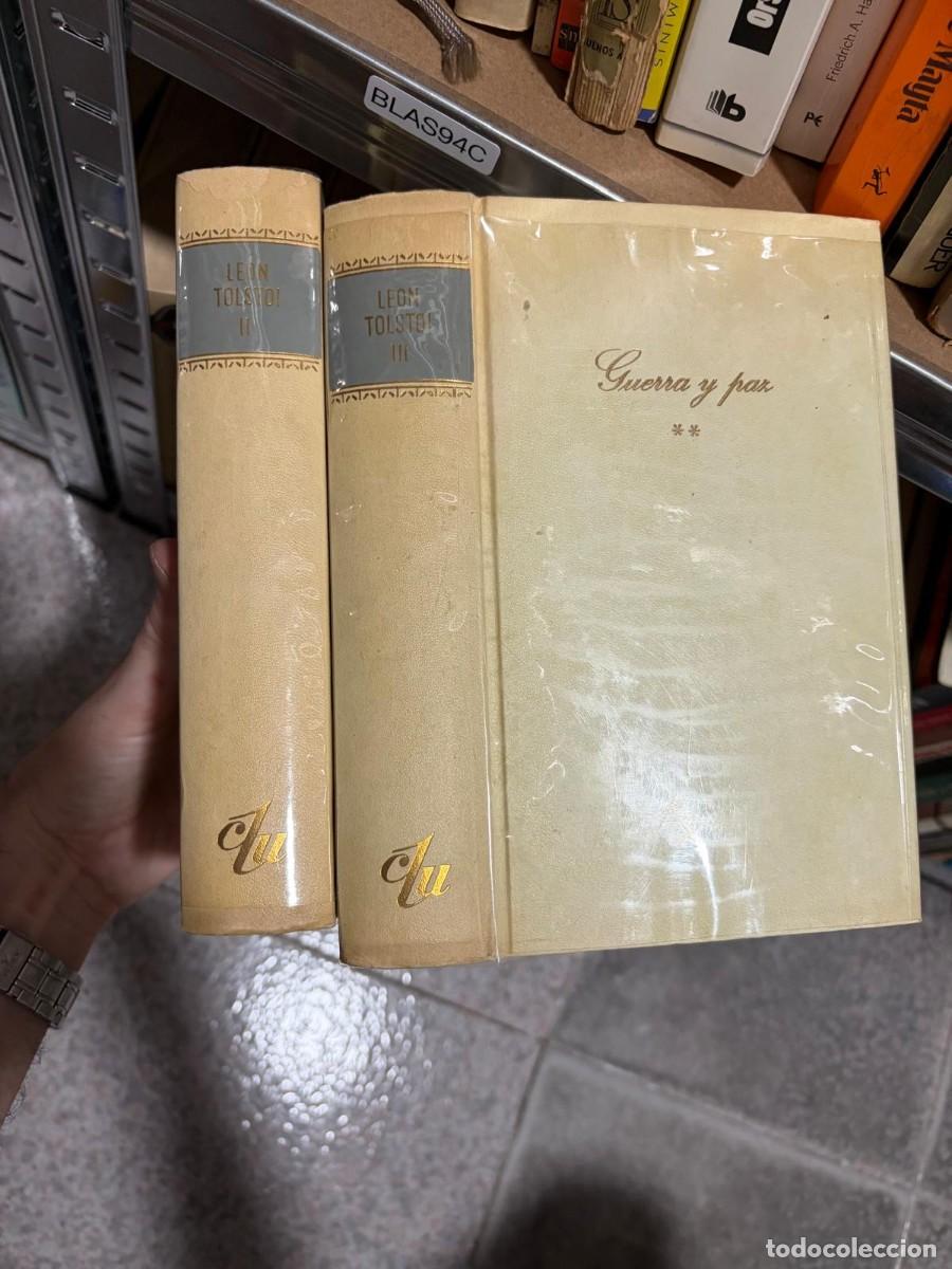 Libri di seconda mano: BLAS94C Le&oacute;n Tolst&oacute;i, Guerra y paz COMPLETA EN DOS TOMOS. Aguilar.