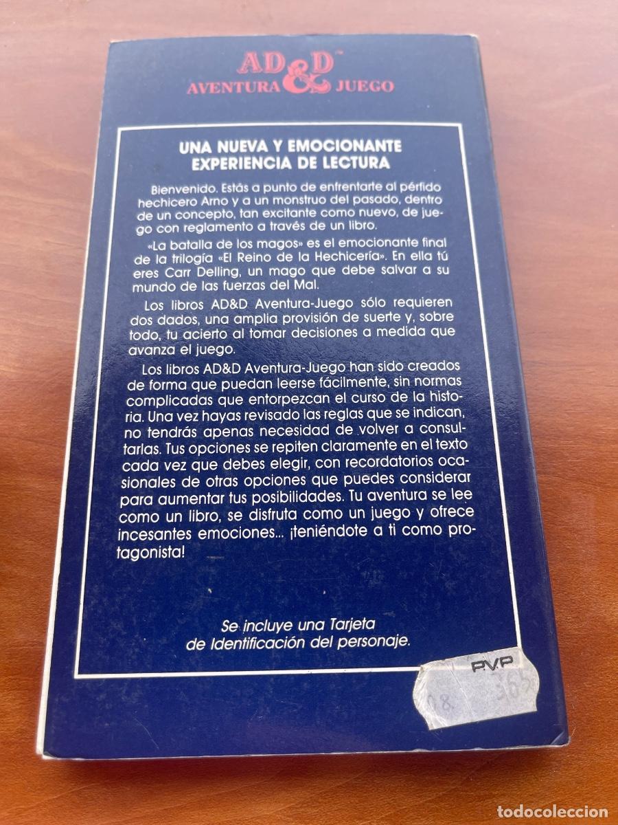 Libros de segunda mano: ADVANCED DUNGEON & DRAGONS: LA BATALLA DE LOS MAGOS TIMUN MAS - Foto 6