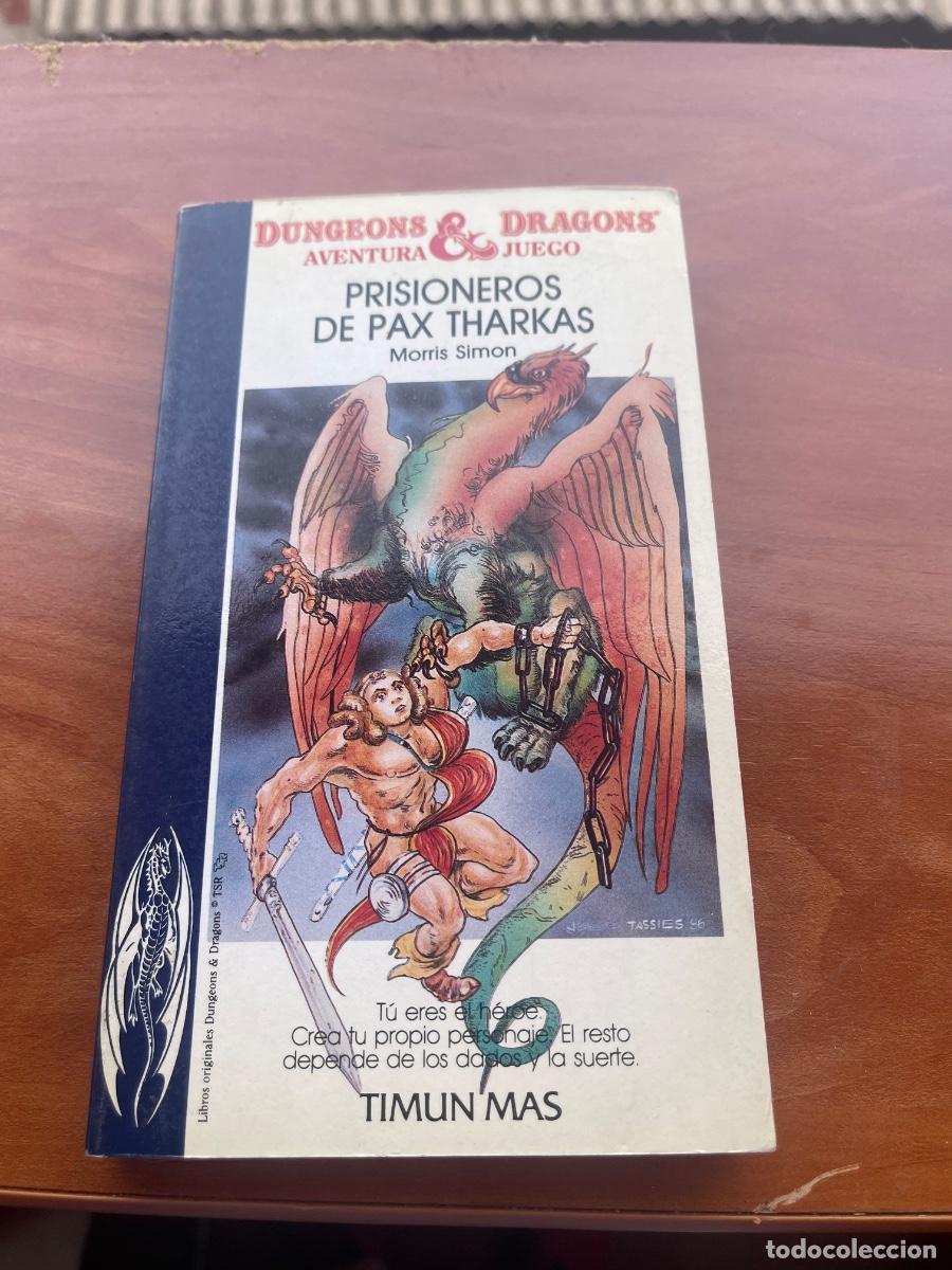 Libros de segunda mano: ADVANCED DUNGEONS & DRAGONS LIBROJUEGO N 1 PRISIONEROS DE PAX THARKAS. SIN HOJA PERSONAJE