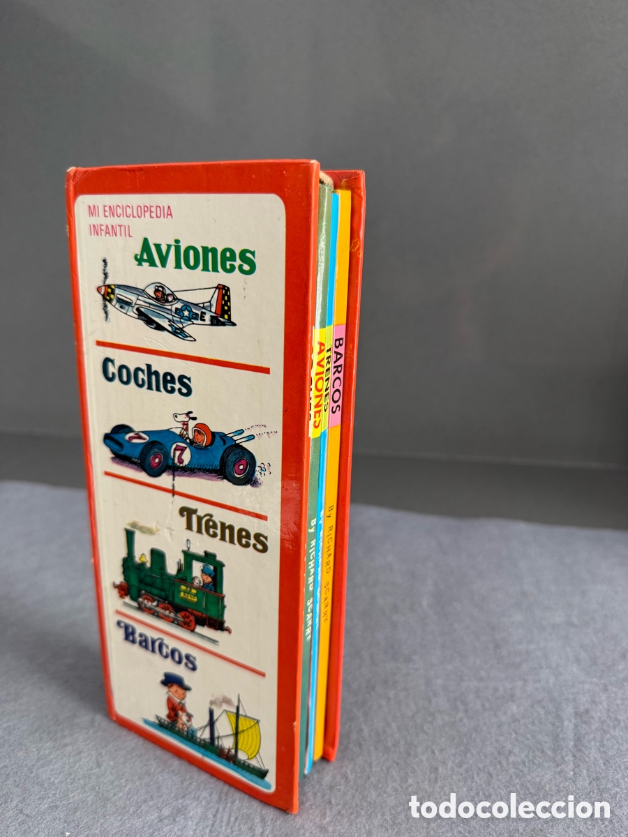 Libros de segunda mano: MI ENCICLOPEDIA INFANTIL - AVIONES, COCHES, TRENES Y BARCOS - RICHARD SCARRY - EDICIONES GAISA