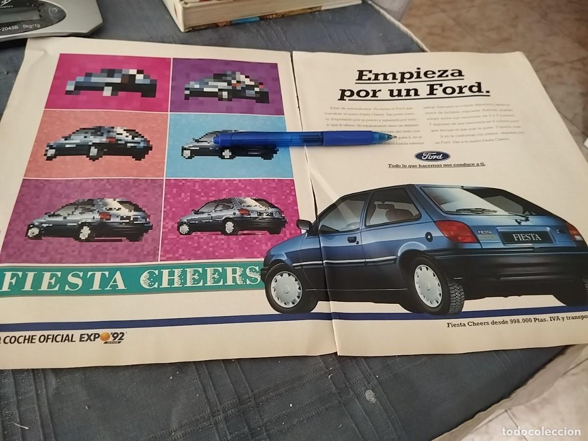 Libros de segunda mano: COCHE FORD FIESTA CHEERS ANUNCIO PUBLICIDAD REVISTA 1992