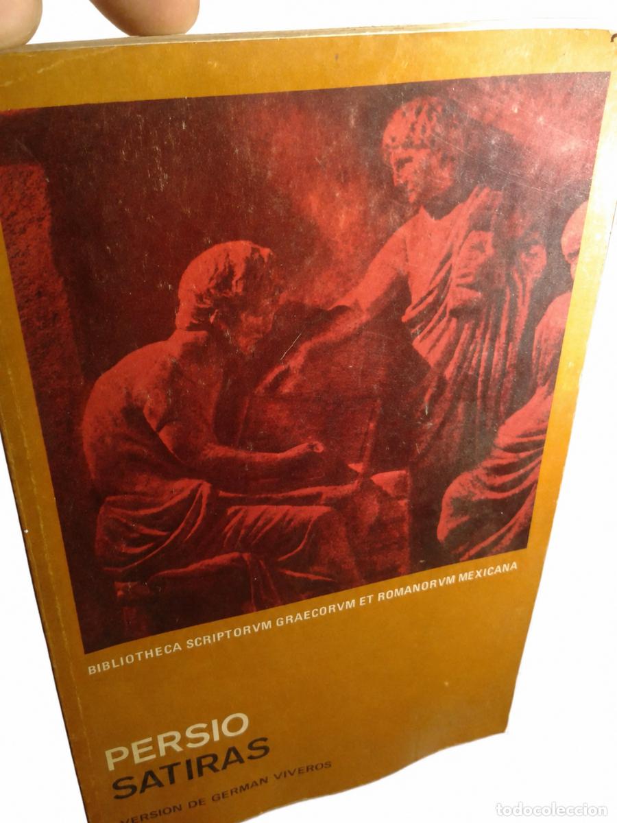 Libros de segunda mano: AULO PERSIO FLACO &ndash; S&Aacute;TIRAS &ndash; UNIVERSIDAD NACIONAL AUT&Oacute;NOMA DE M&Eacute;XICO &ndash; 1977 LM