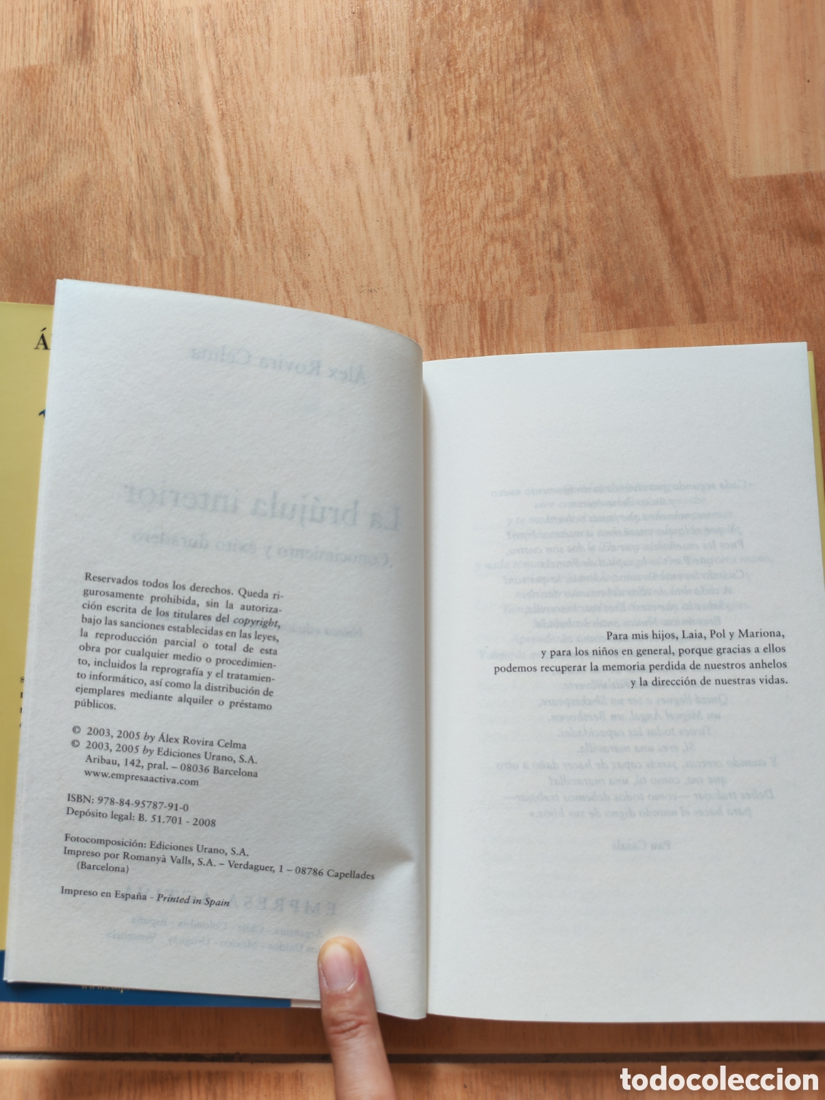 Libros de segunda mano: Libro la br&uacute;jula interior de &Aacute;lex Rovira - Foto 4
