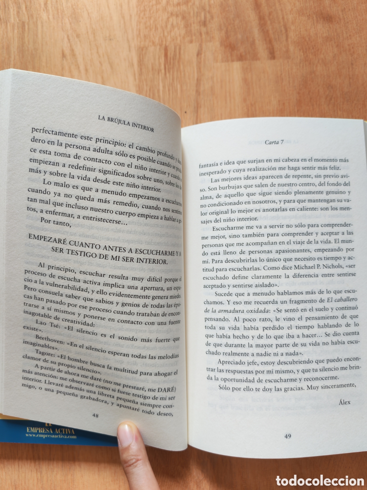 Libros de segunda mano: Libro la br&uacute;jula interior de &Aacute;lex Rovira - Foto 7