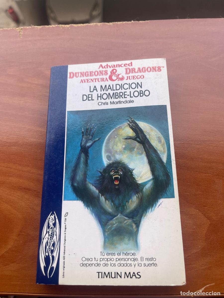 Libros de segunda mano: Advanced Dungeons & Dragons N&ordm; 7 / La Maldici&oacute;n Del Hombre Lobo / Timun Mas TSR RPG 1987