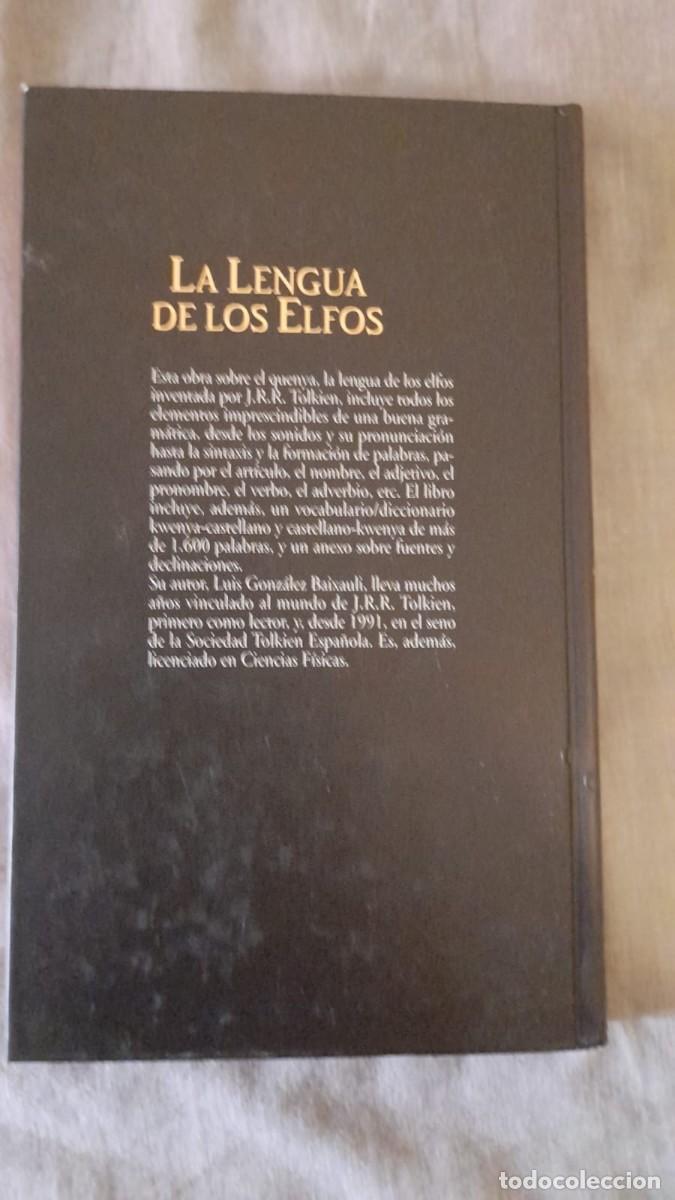 Libros de segunda mano: La lengua de los elfos - Foto 3