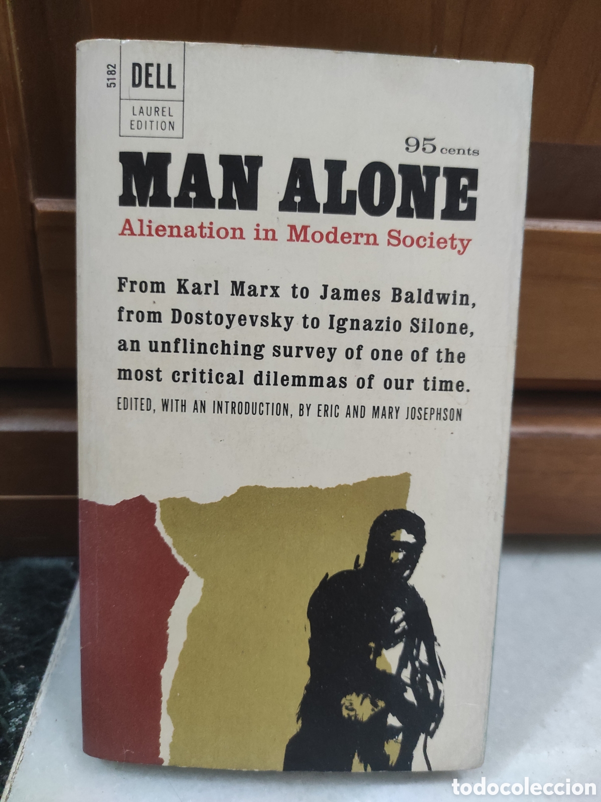 Libros de segunda mano: Man Alone: Alienation in Modern Society Dell 1970. Karl Marx, Jame Baldwin