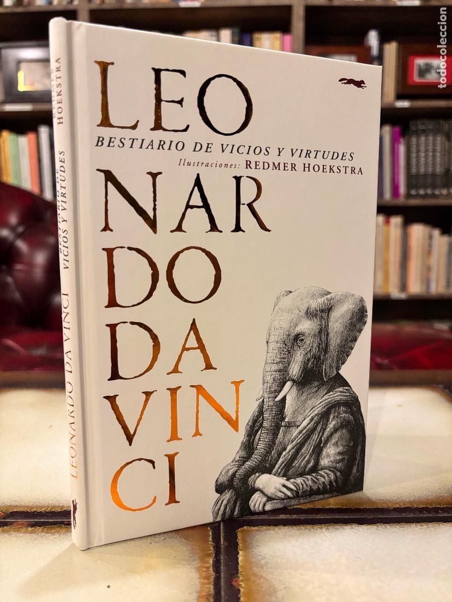 Libros de segunda mano: Bestiario de vicios y virtudes. Leonardo da Vinci. Ilustraciones Redmer Hoekstra.