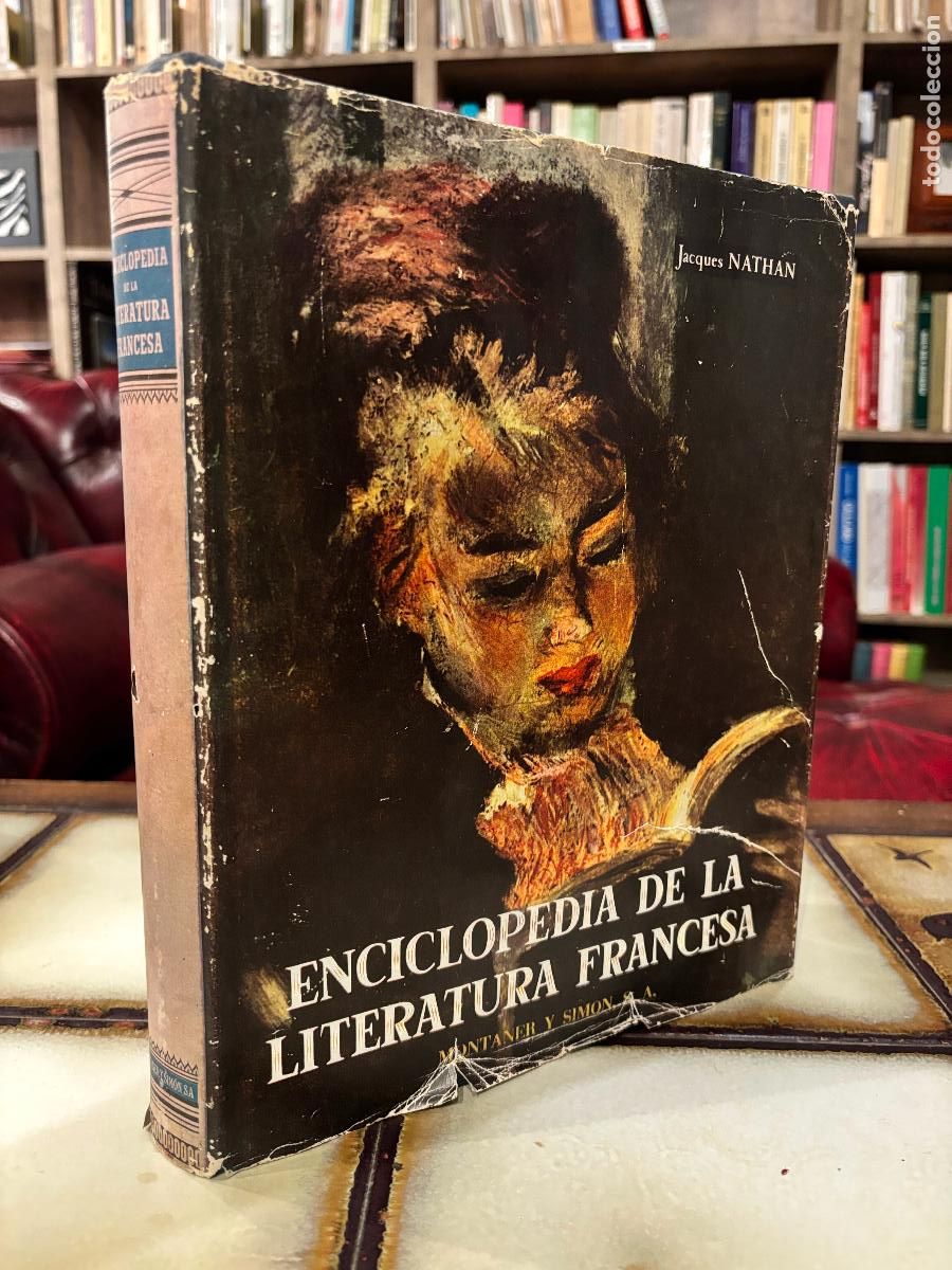 Libros de segunda mano: Enciclopedia de la literatura francesa. Jacques Nathan. Montaner y Sim&oacute;n