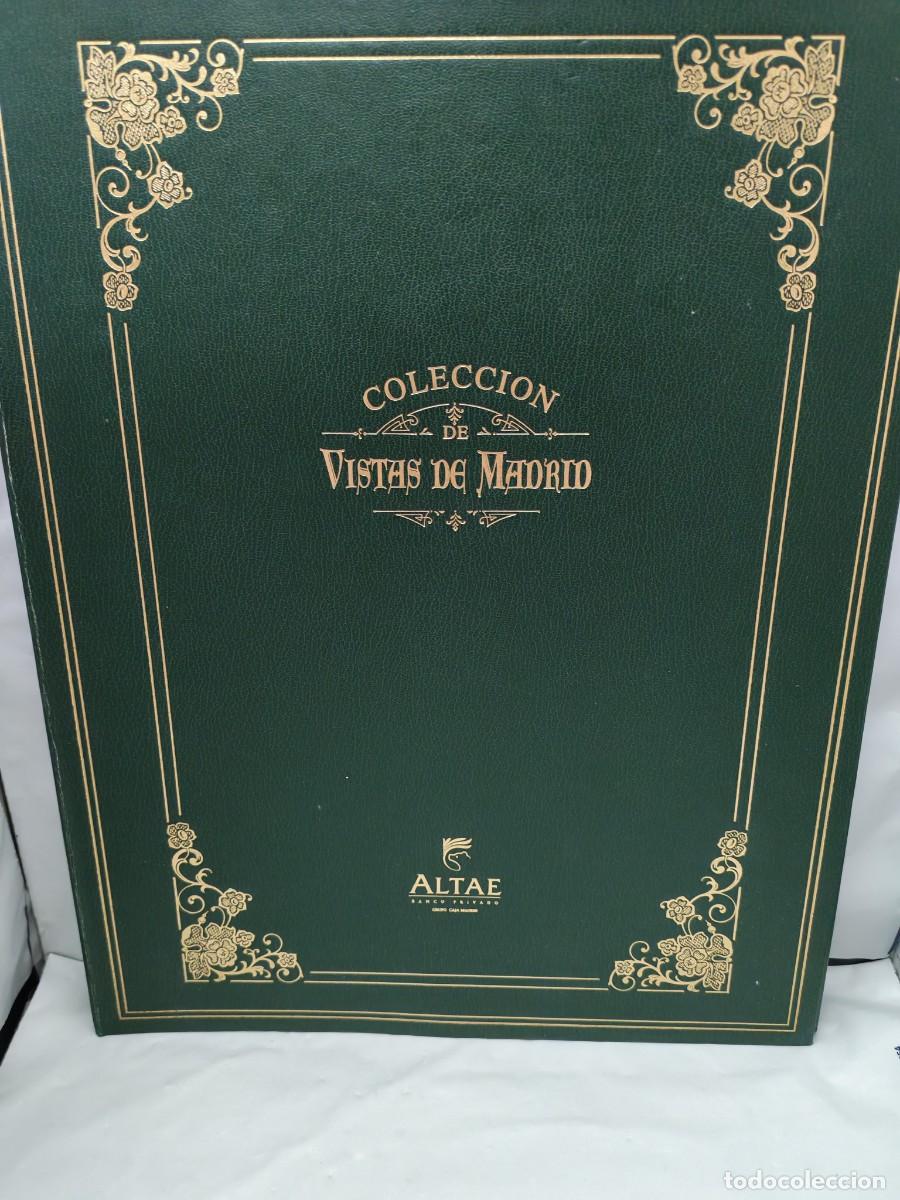 Libri di seconda mano: COLECCI&Oacute;N VISTAS DE MADRID: Carpeta Piel y Dorados con 34 L&aacute;minas (de 40), tirada de 2000 ejemplares