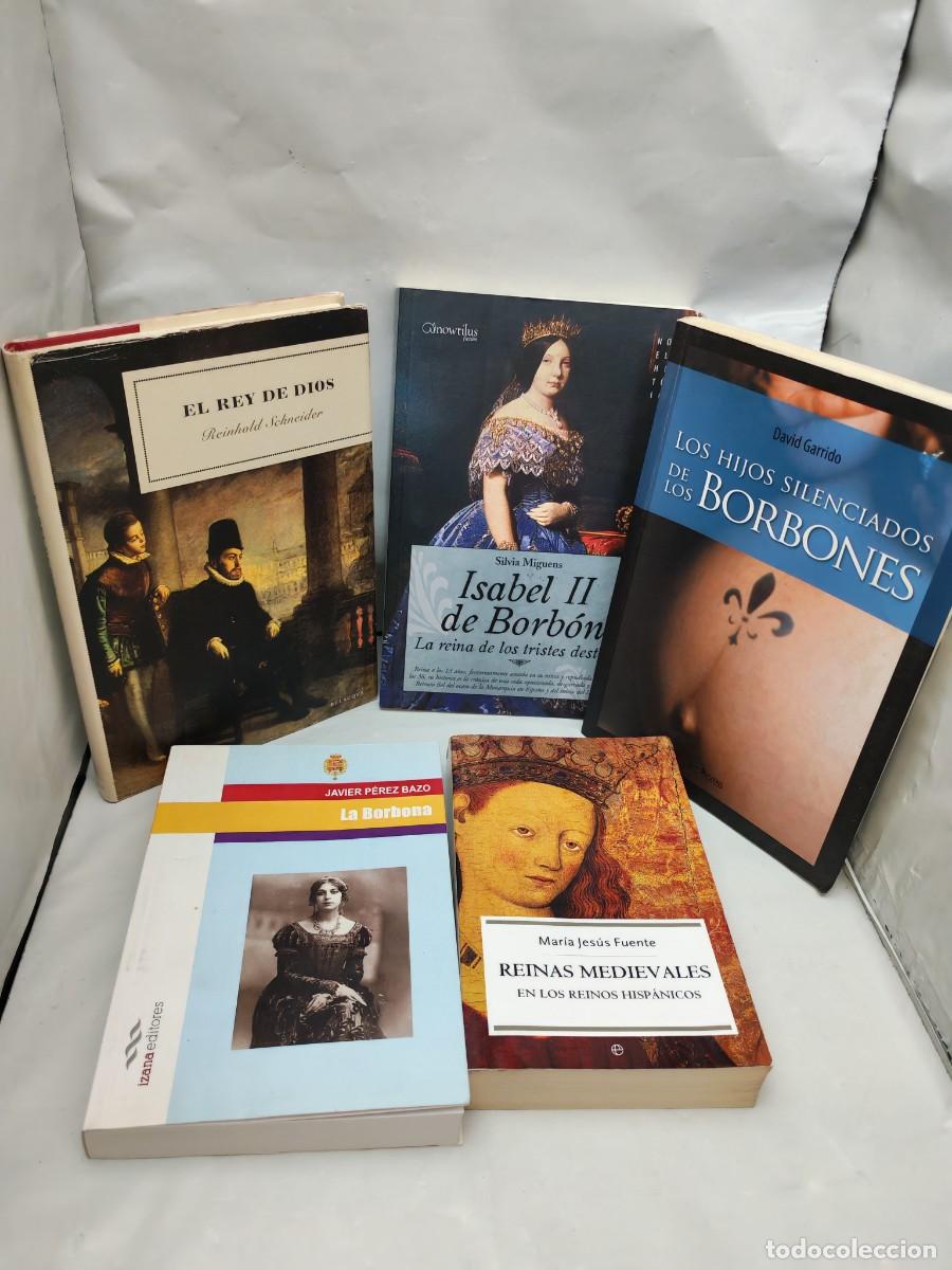 Libros de segunda mano: PACK 5 Libros Monarqu&iacute;as: Reinas medievales (Y 4 LIBROS M&Aacute;S...)