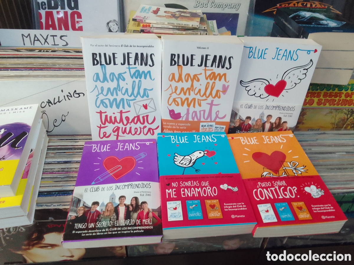 Libros de segunda mano: Lote 6 libros blue jeans
