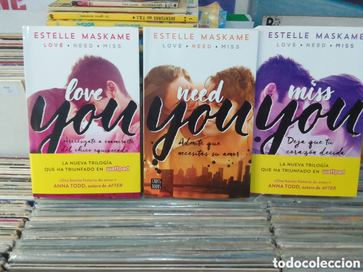 Libros de segunda mano: Trilog&iacute;a love,need,miss, you Estelle maskame