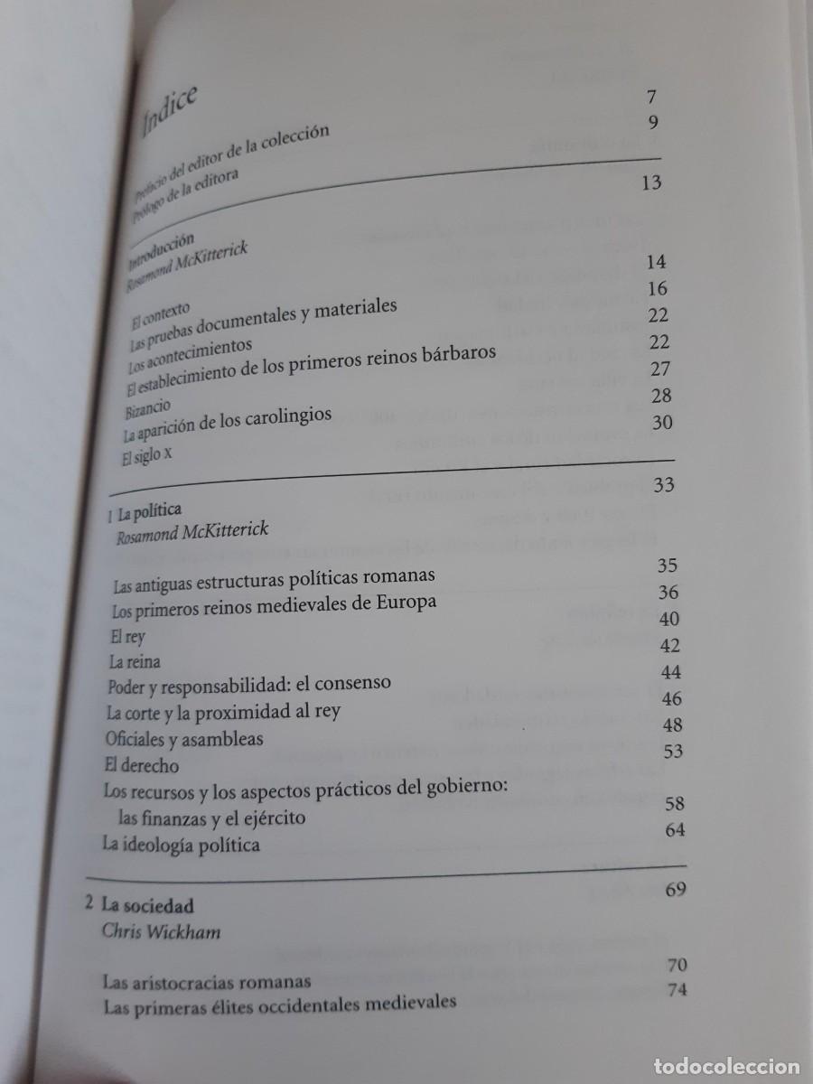 Libros de segunda mano: La Alta Edad Media. Rosamond Mckitterick / TAPAS DURAS - Foto 6