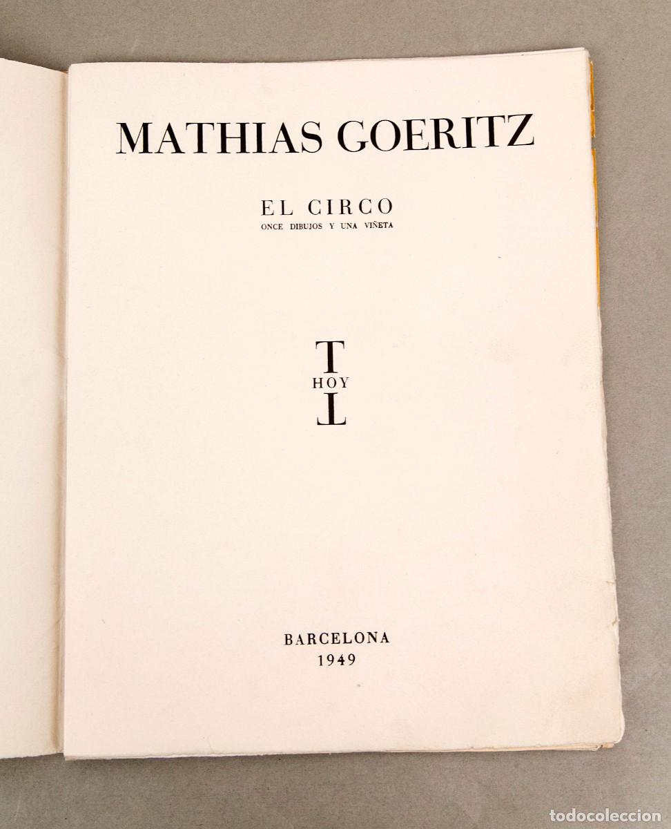 Livros em segunda m&atilde;o: Mathias Goeritz - El Circo - 1949 - Sebasti&agrave; Guash