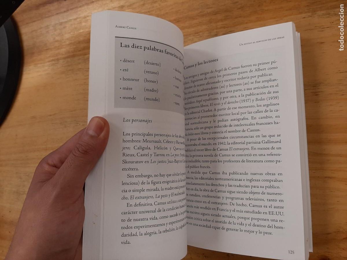 Libros de segunda mano: El lector de... Albert Camus - Florence Estrade - Oc&eacute;ano, 2002 - Foto 8