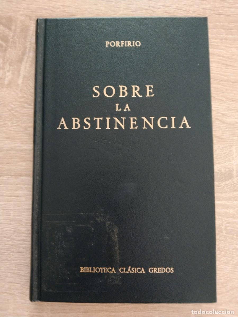 Livres d'occasion: SOBRE LA ABSTINENCIA - Porfirio