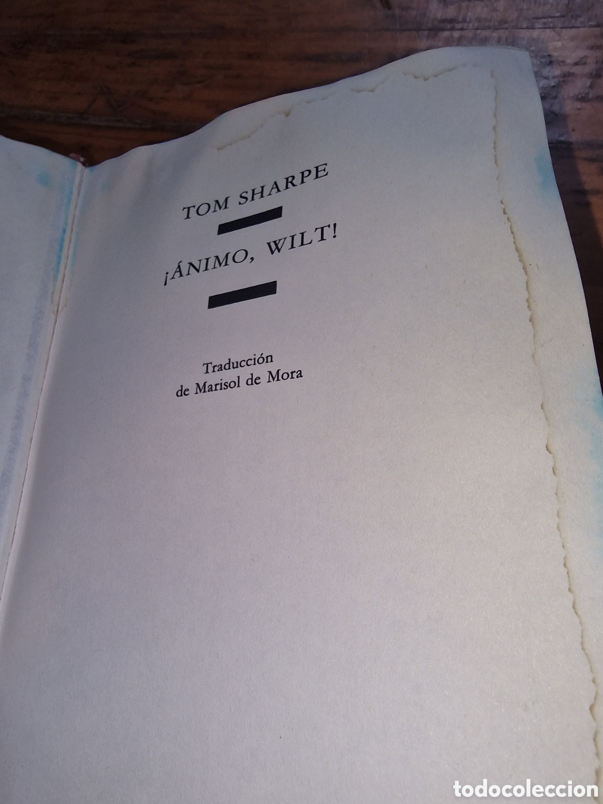 Libros de segunda mano: Libro de Tom sharpe t&iacute;tulo animo wilt,a&ntilde;o 1989 - Foto 4