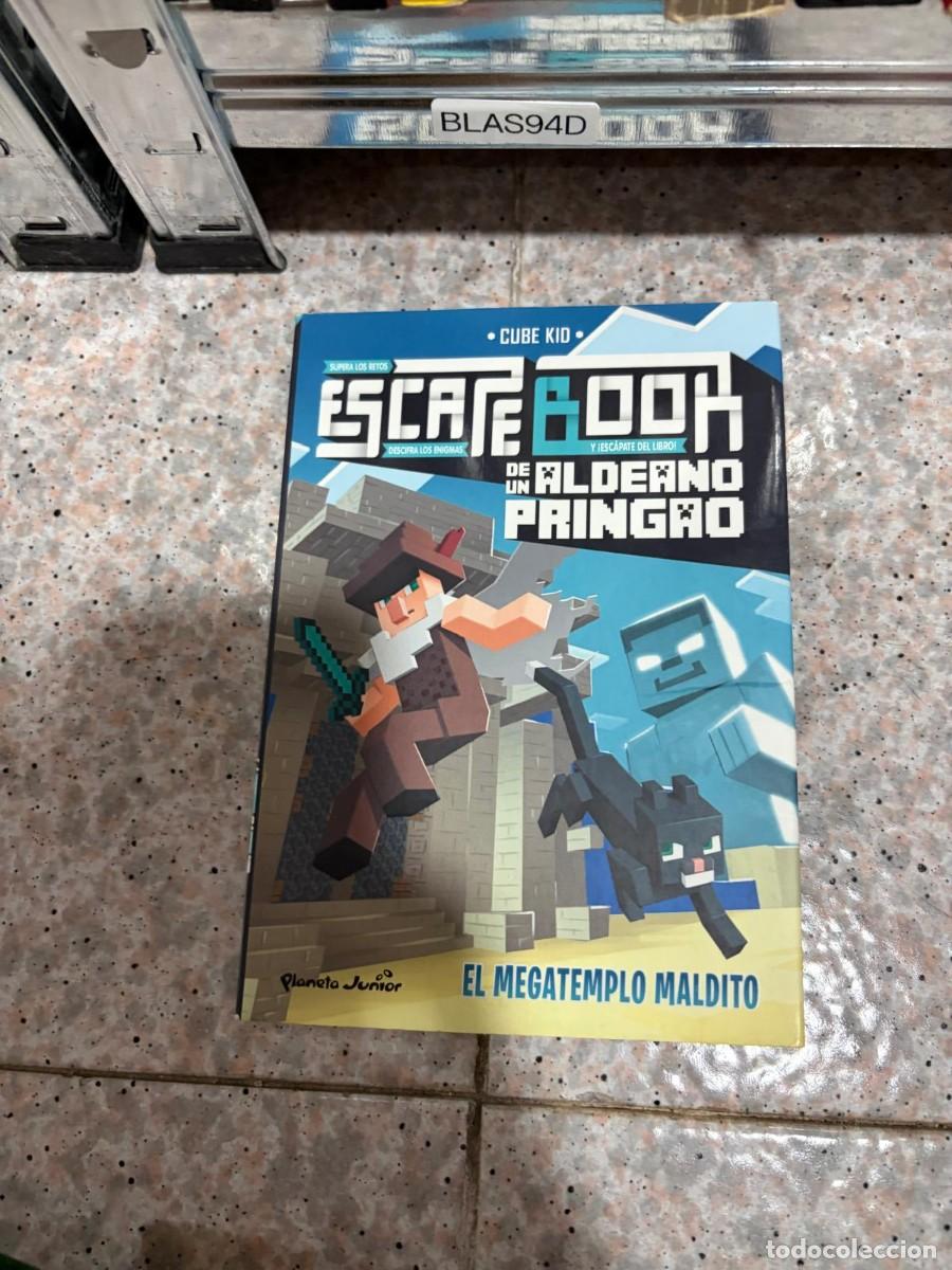 Libros de segunda mano: BLAS94D Cube Kid &mdash; Escape Book de un aldeano pringao: El megatemplo maldito &mdash; Planeta Junior