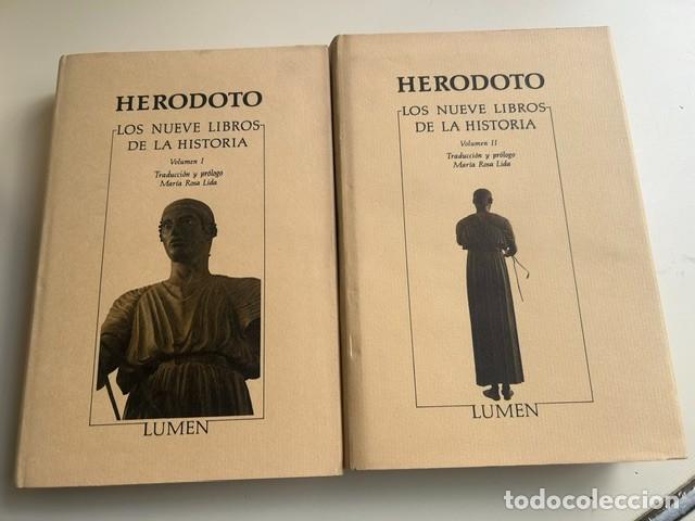 Libros de segunda mano: Los nueve libros de la historia -Herodoto- - Foto 1