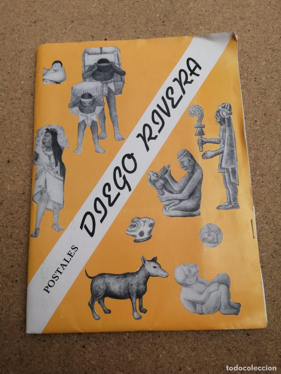 Libros de segunda mano: 10 POSTALES DIEGO RIVERA. BREVE DESCRIPCION DEL PALACIO NACIONAL Y MURALES