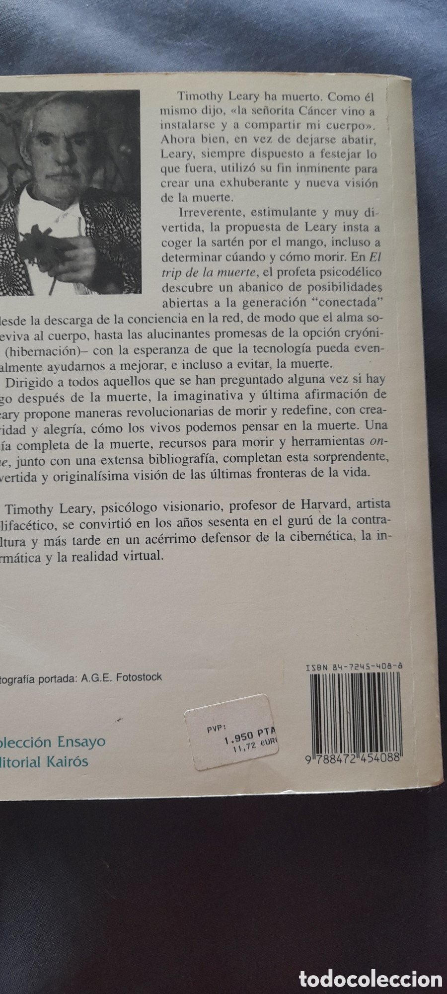 Libros de segunda mano: El trip de la muerte. Timothy Leary - Foto 2