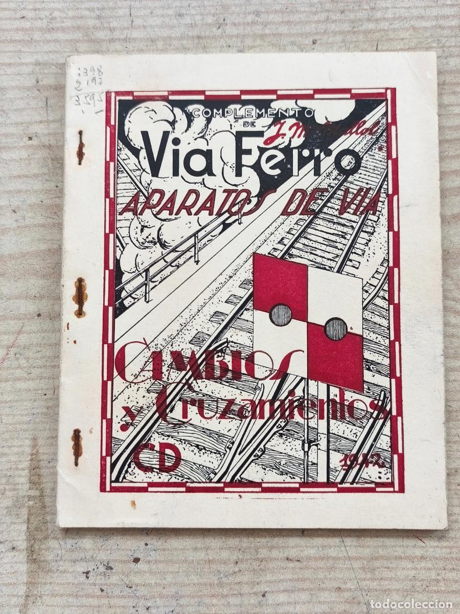 Libros de segunda mano: Complemento de V&iacute;a Ferro - Aparatos de V&iacute;a - Cambios y Cruzamientos CD - Jos&eacute; Mar&iacute;a Mallol