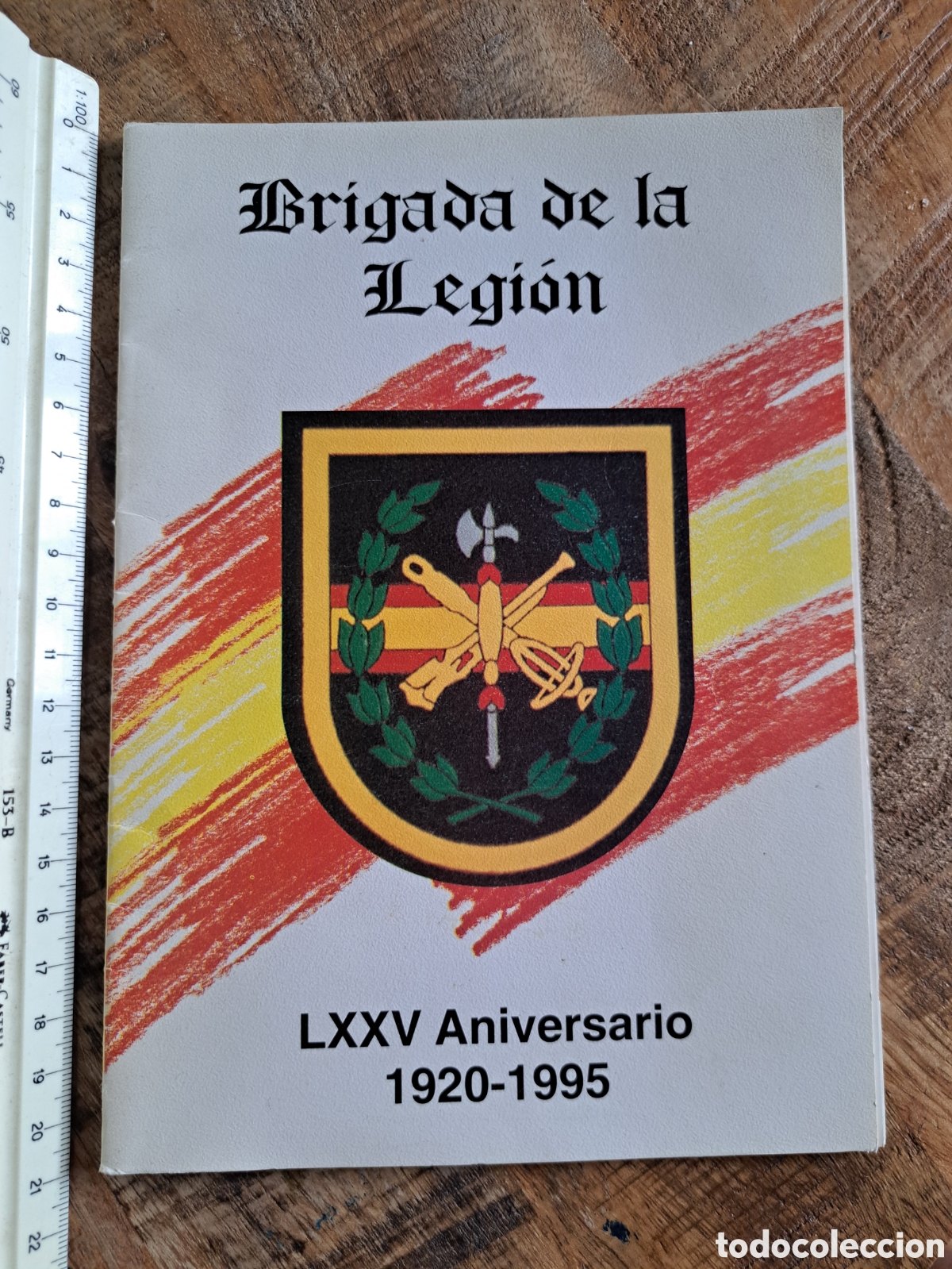 Libros de segunda mano: Jml Brigada de la legion. LXXV Aniversario 1920-1995. Gabari Lebron. J. Saez. Almeria