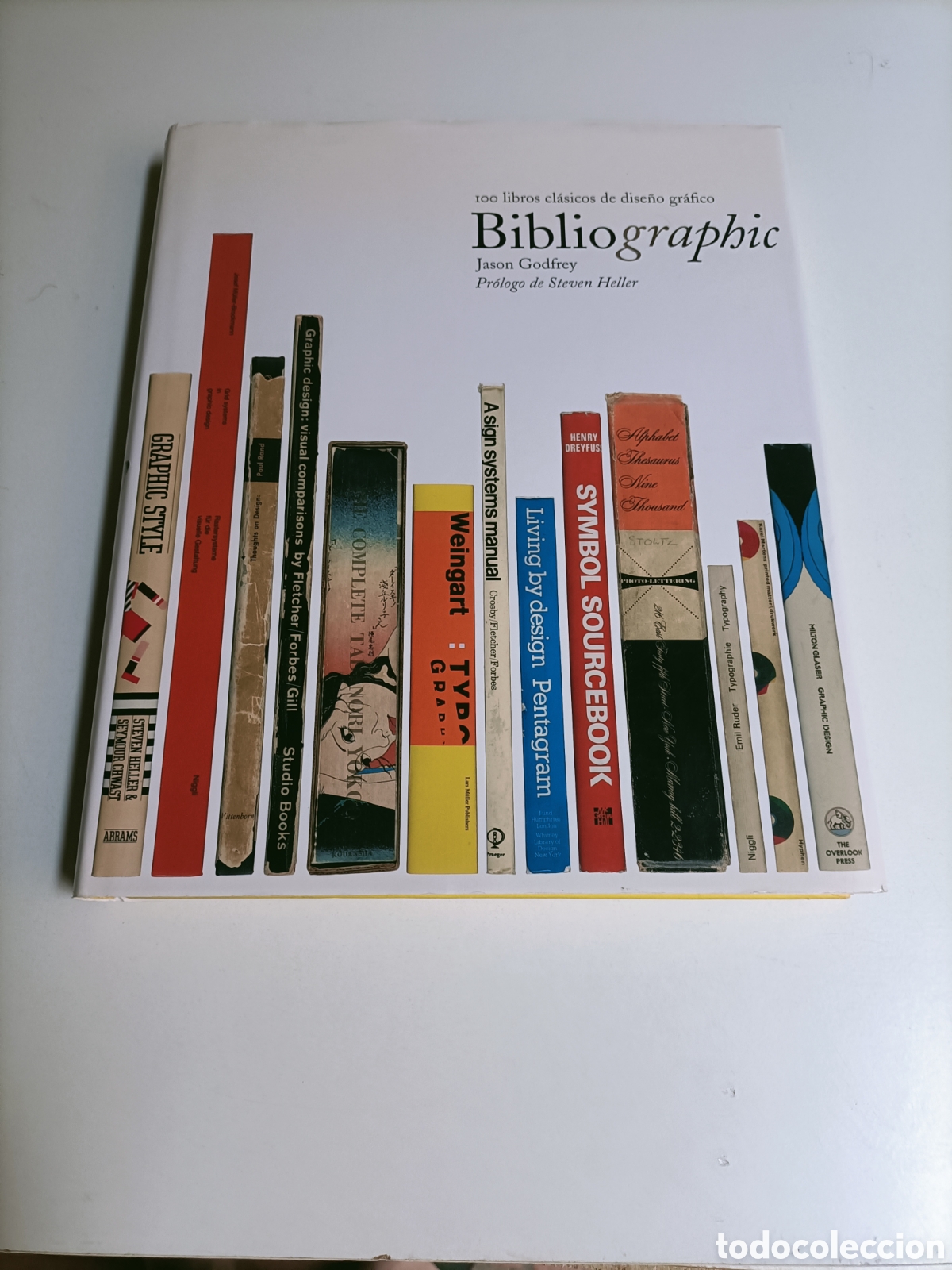 Libros de segunda mano: Bibliografic 100 libros cl&aacute;sicos de dise&ntilde;o gr&aacute;fico. Jason Godfrey arte gr&aacute;fico
