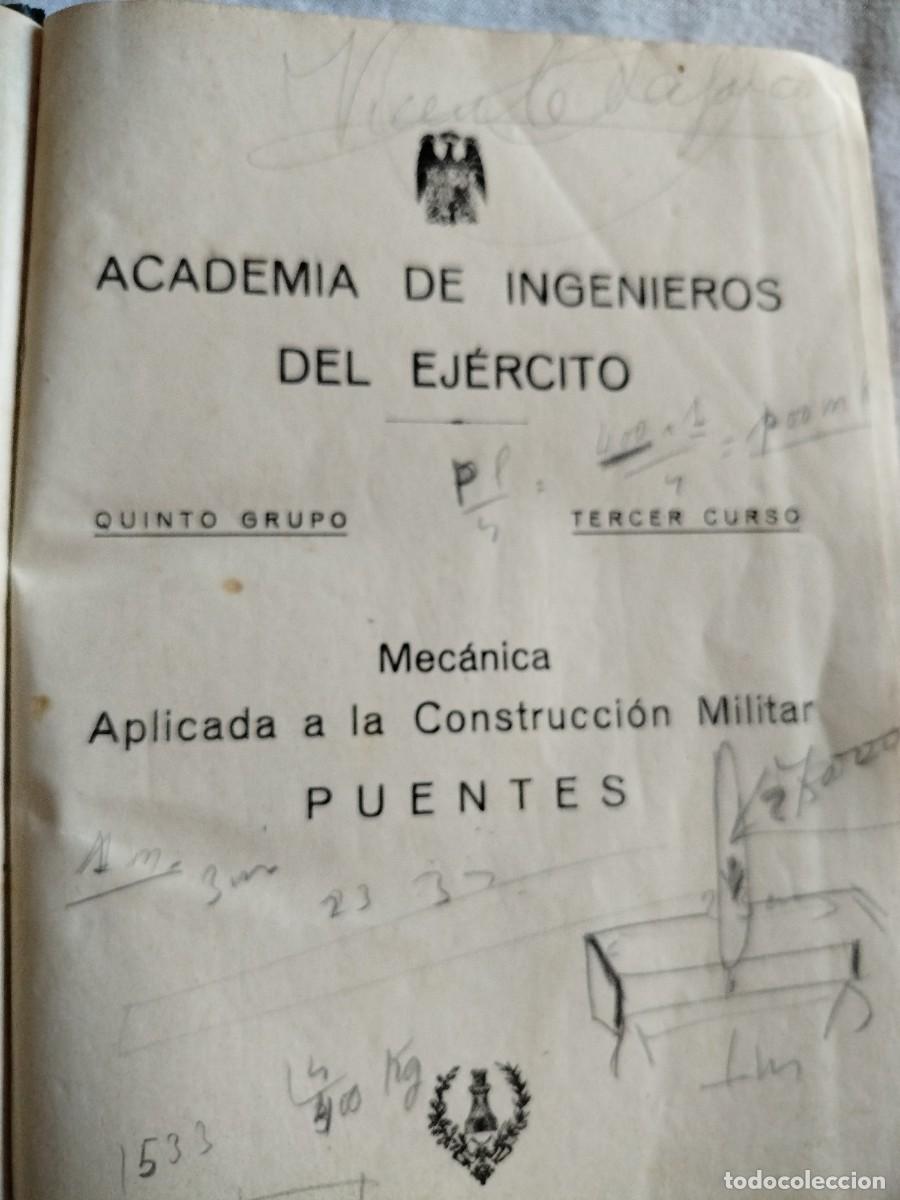 Libros de segunda mano: Mec&aacute;nica aplicada a la Construcci&oacute;n militar / Elementos de mec&aacute;nica aplicada a las construcciones