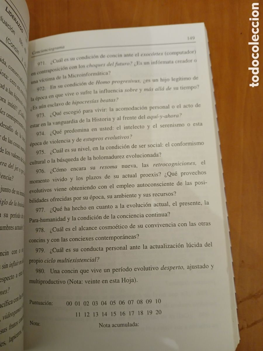 Libros de segunda mano: Concienciograma. Waldo Vieira. - Foto 8