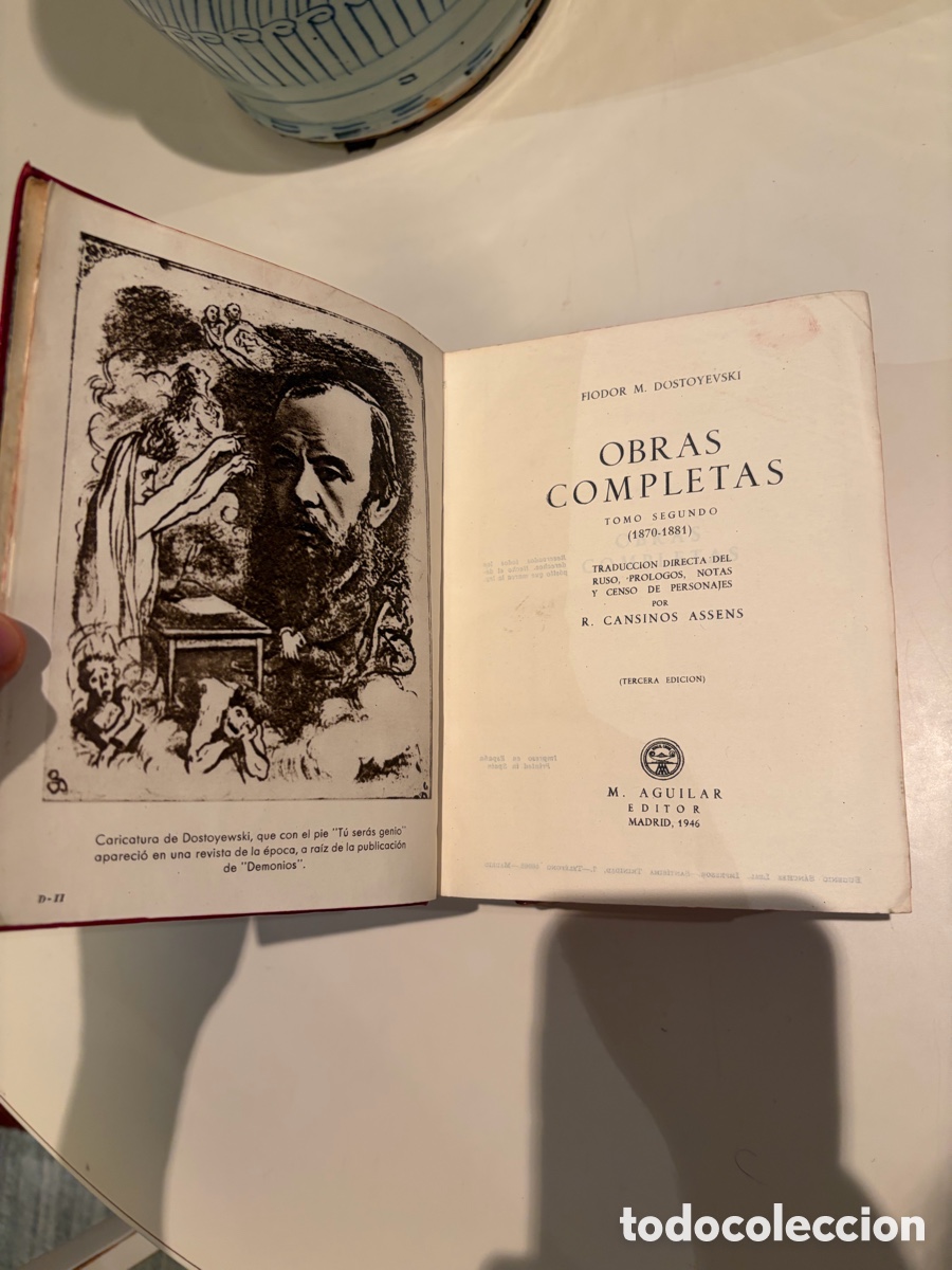 Libros de segunda mano: Dostoyevski 1870 - 1881, Obras Completas, Aguilar - Foto 7