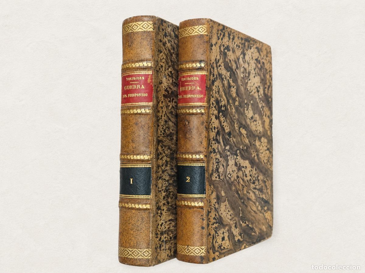 Libros de segunda mano: TUC&Iacute;DIDES &ndash; HISTORIA DE LA GUERRA DEL PELOPONESO &ndash; LIBRER&Iacute;A DE LOS SUCESORES DE HERNANDO &ndash; 1924 &ndash; 2T