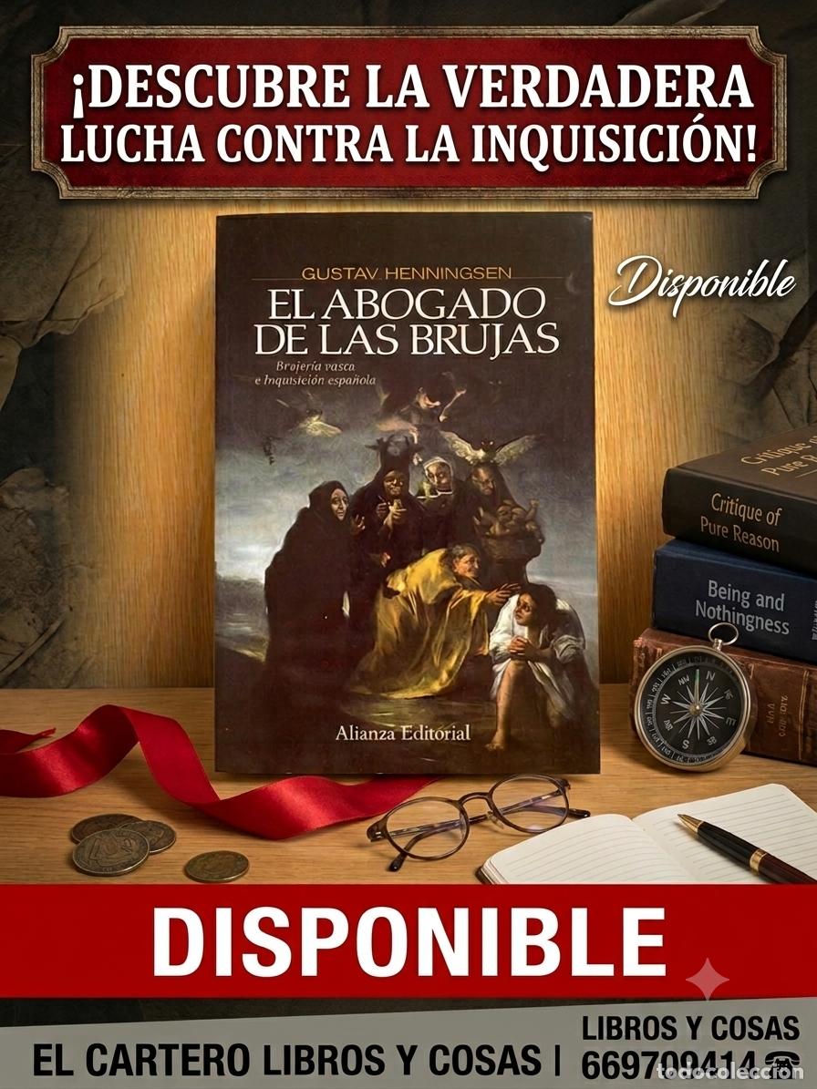 Libros de segunda mano: EL ABOGADO DE LAS BRUJAS: BRUJERIA VASCA E INQUISICION ESPA&Ntilde;OLA