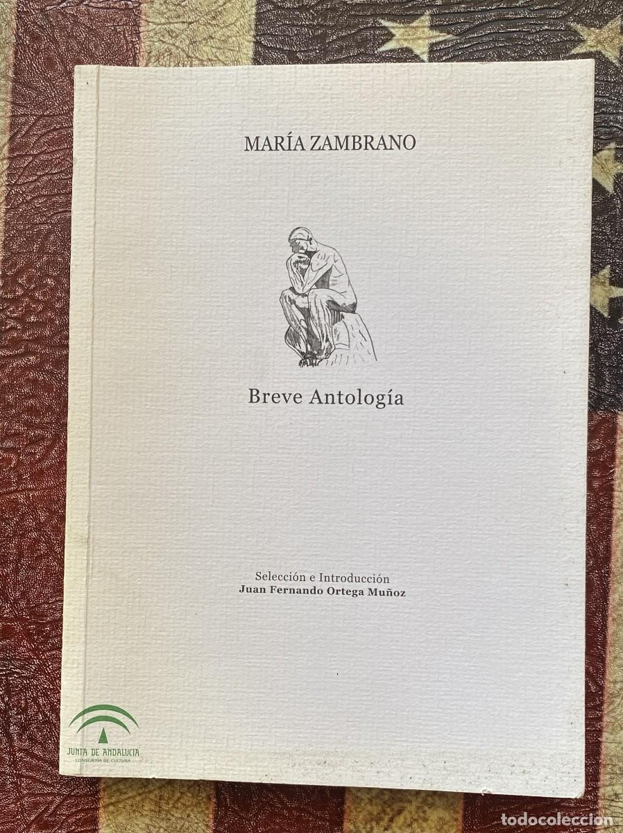 Libros de segunda mano: Libro Breve antolog&iacute;a , de Mar&iacute;a Zambrano G2