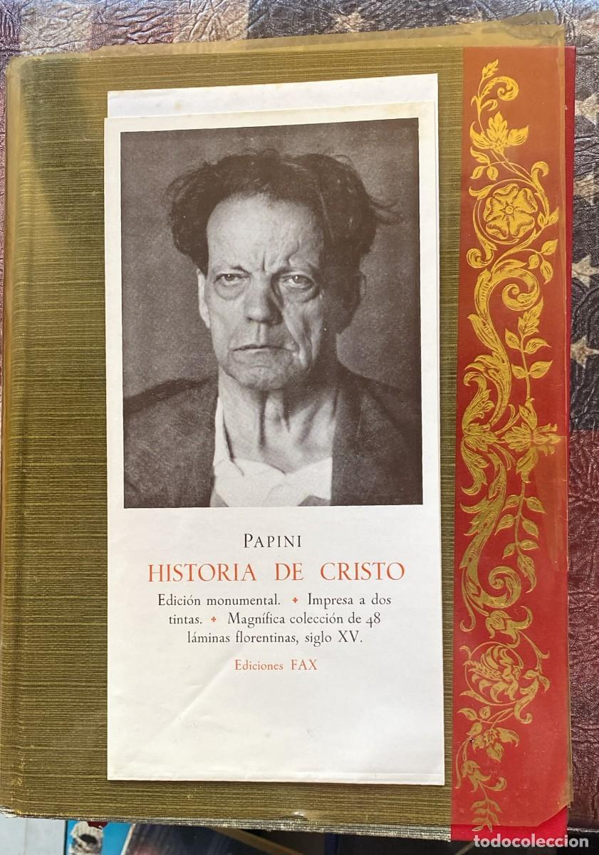 Libros de segunda mano: Historia de Cristo de Papini
